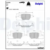 Delphi LP4049 Remblokken