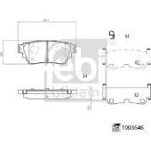 FEBI BILSTEIN Remblokkenset, schijfrem 1003646