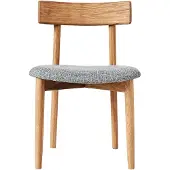 Muubs Tetra Eetkamerstoel Natuur - Stoelen Eiken Nature - 8490002004