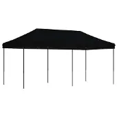 vidaXL Partytent inklapbaar pop-up 580x292x315 cm zwart