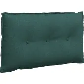 vidaXL Rugkussen Donkergroen 200 x 19 x 50 cm Stof
