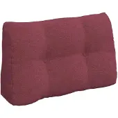 vidaXL Rugkussen Wijnrood 80 x 24 x 50 cm Stof