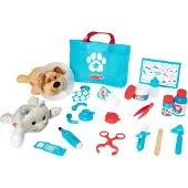 Melissa & Doug - Dierenarts speelset - 24-delig - Inclulsief opbergtas