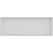 Guido Gusto Mat Wit RVS Inbouwnis met tegelflens 30x90x7cm