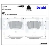 Delphi LP3894 Remblokken