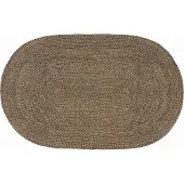 vidaXL Vloerkleden Zwart 152 x 245 cm Jute