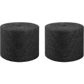 vidaXL Jutetouw 2 st 2 mm Zwart 100% Tossa jute