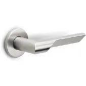 Formani Rivio by Gensler GL101-G deurkruk geveerd op rozet - mat RVS
