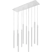 Lyora Strakke hanglamp Laser 10-lichts wit