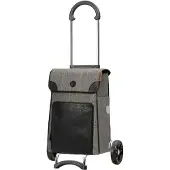 Andersen Shopper Shopper 'Elik' beige / olijfgroen / zwart