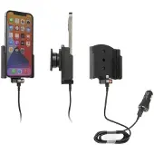 Brodit Actieve houder Apple iPhone 12/12 Pro met USB-kabel, Smartphonehouder, Zwart