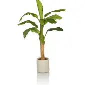 Hjh OFFICE Kunstplant/kunstboom BANANE I 150 cm groen