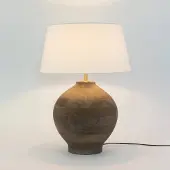 Holländer Tafellamp SORATTE, hout donker, Woon-/ Eetkamer, Hout, Tafellamp