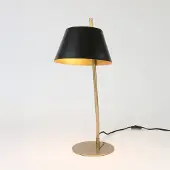 Holländer Tafellamp ADEA, messing / goud, Woon-/ Eetkamer, metaal, Modern, Tafellamp