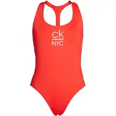 Calvin Klein CK - Badpak Racer Back - Red - Maat XS