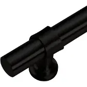 vidaXL Handvatten 5 st 192 mm roestvrij staal zwart