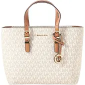 Michael Kors Handtas ivoor / karamel / donkerbruin