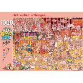 Puzzelman De Puzzelmanvarkentjes - Marc De Vos Puzzel (1000 stukjes)