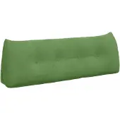 vidaXL Rugkussen Lichtgroen 140 x 24 x 50 cm Fluweel