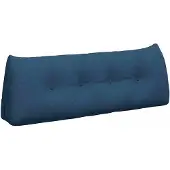 vidaXL Rugkussen Blauw 140 x 24 x 50 cm Stof
