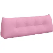 vidaXL Rugkussen Roze 140 x 24 x 50 cm Stof