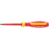 Stahlwille 4665 VDE 1 VDE KREUZSCHLITZSCHRAUBENDREHER MIT DRALL-GRIFF 46653001 VDE Kruiskop schroevendraaier 1 Koplengte: 80 mm DIN EN 60900