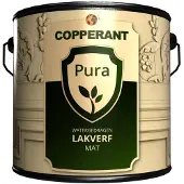 Copperant Pura Lakverf Mat 2,5 LTR - Wit