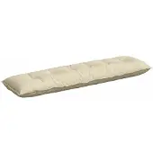 vidaXL Rugkussen Crème 200 x 19 x 50 cm Stof