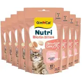 GimCat 8x Kattensnack Nutri Biotin Bites 40 Gr