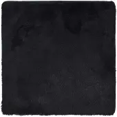 vidaXL Hoogpolig vloerkleed NAVARRA 200x200 cm polyester zwart