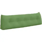 vidaXL Rugkussen Lichtgroen 160 x 24 x 50 cm Fluweel