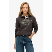 Superdry Sweatshirt 'American Eagle' antraciet / lichtgrijs