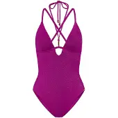 Triumph Swimwear Badpak ' Red Label Summer Sunset ' bessen / donkerroze