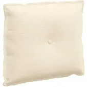 vidaXL Rugkussen Crème 60 x 50 cm Corduroy stof