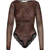Hunkemoller Body 'Gabrielle' bruin / zwart