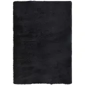 vidaXL Hoogpolig vloerkleed NAVARRA 240x340 cm polyester zwart