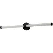 LUCANDE Wandlampe , Melisa, Zwart, Badkamer, Glas, Modern