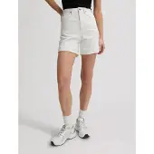 Lee Dames Jeans Stella Short 112376779 - Gebroken Wit - Maat 27