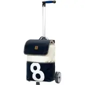 Andersen Shopper Trolley 'Unus' navy / wit