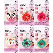 Create It! lippenbalsem donut sleutelhanger make-up speelgoed.
