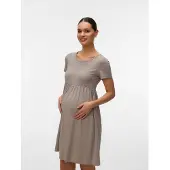 Mamalicious Jurk 'MLMIA' beige