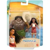 Mattel speelfiguur Moana en Maui - Disney Moana 2 avonturen speelgoed.
