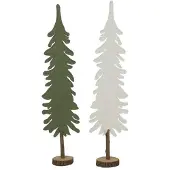 Svenska Living Beeld Vilt kerstboom op stam groen H62cm