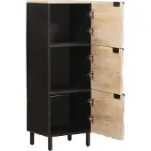 vidaXL Highboard Witte Was Afwerking 40 x 33 x 110 cm