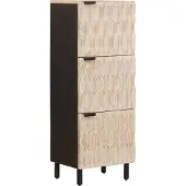 vidaXL Highboard Witte Was Afwerking 40 x 33 x 110 cm