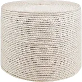 vidaXL Jutetouw 4 Wit 100% Tossa jute