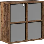 vidaXL Dressoir Oudhout 49,5 x 22 x 47 cm