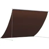 vidaXL Zonnescherm Bruin 250 x 150 cm