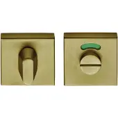 Formani Basics BSQWC53 toiletsluiting vierkant - PVD mat goud