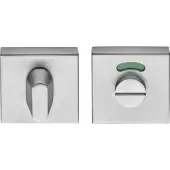 Formani Basics BSQWC53 toiletsluiting vierkant - mat RVS
